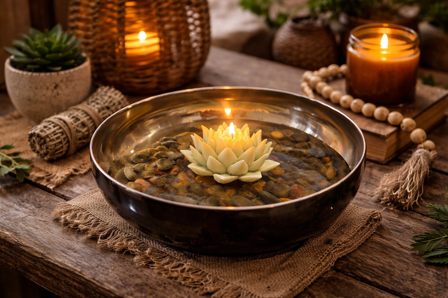Floating Bowl Candle