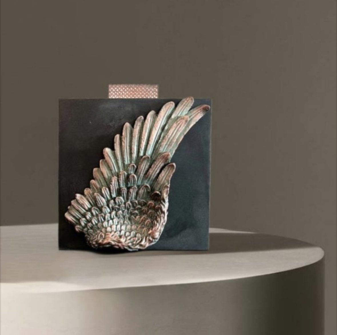 Grey Wing Sculpture